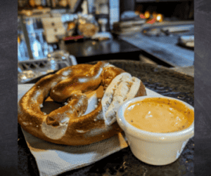 English Menu 9 Pretzel and Cheese