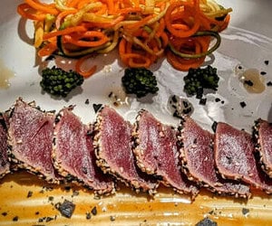 English Menu 8 Tataki Atún Descargamento Almadraba